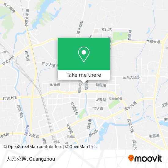 人民公园 map