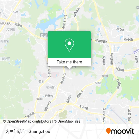 为民门诊部 map