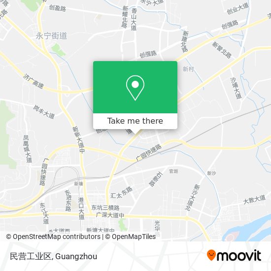 民营工业区 map