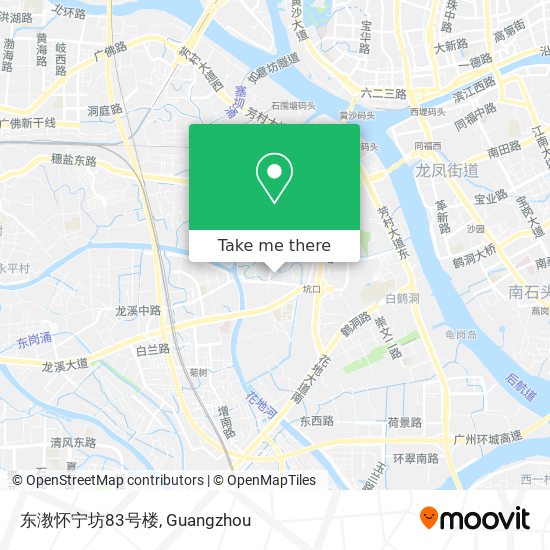东漖怀宁坊83号楼 map