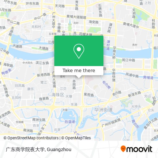 广东商学院夜大学 map