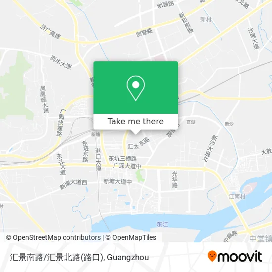 汇景南路/汇景北路(路口) map
