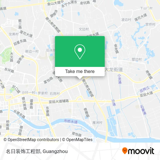 名日装饰工程部 map