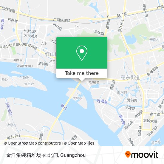 金洋集装箱堆场-西北门 map