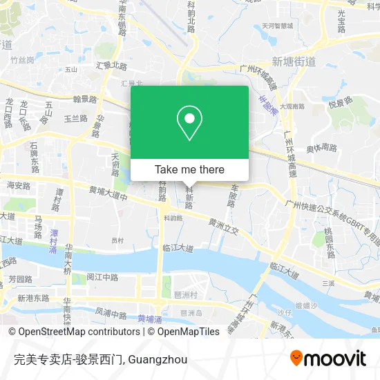 完美专卖店-骏景西门 map