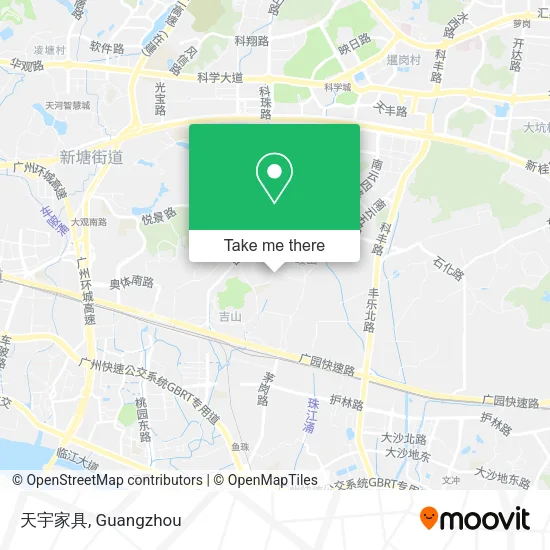 天宇家具 map