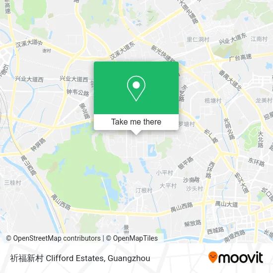 祈福新村 Clifford Estates map