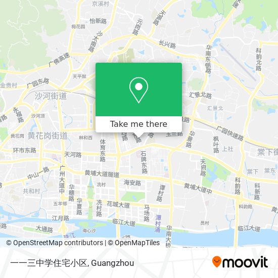 一一三中学住宅小区 map