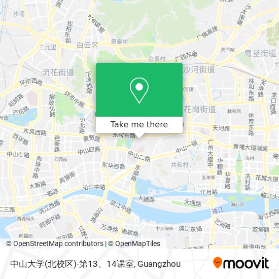 中山大学(北校区)-第13、14课室 map