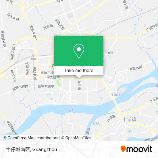 牛仔城南区 map