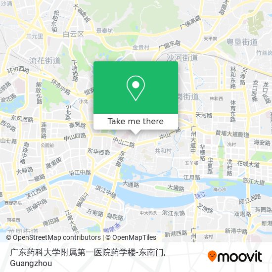 广东药科大学附属第一医院药学楼-东南门 map