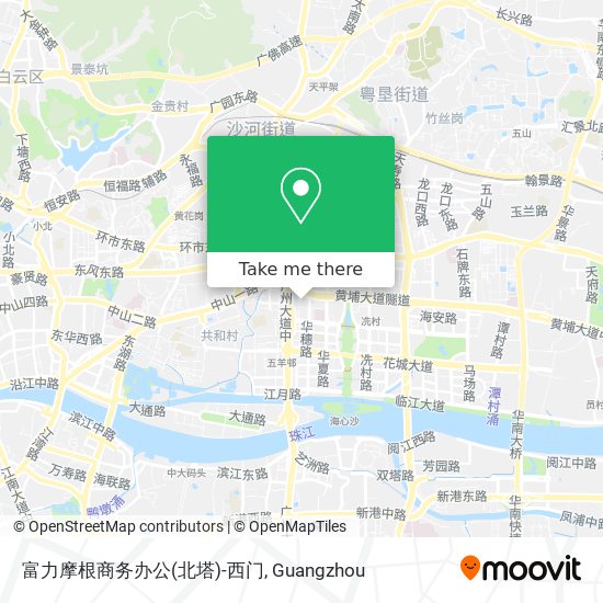 富力摩根商务办公(北塔)-西门 map