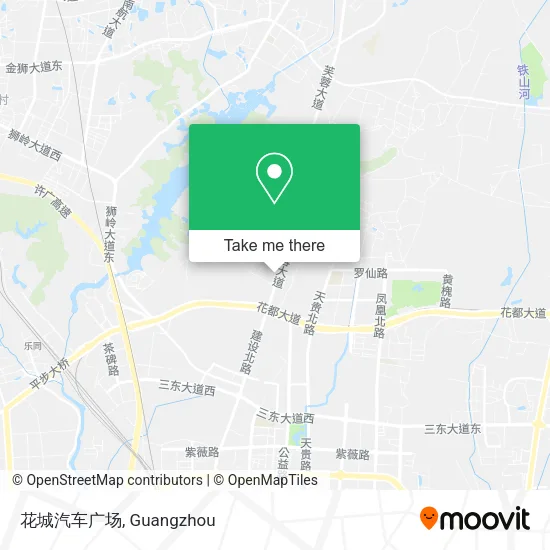 花城汽车广场 map