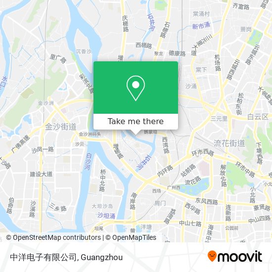 中洋电子有限公司 map
