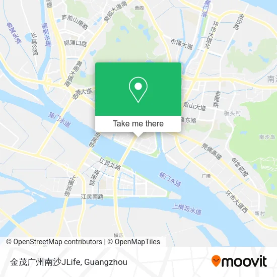 金茂广州南沙JLife map
