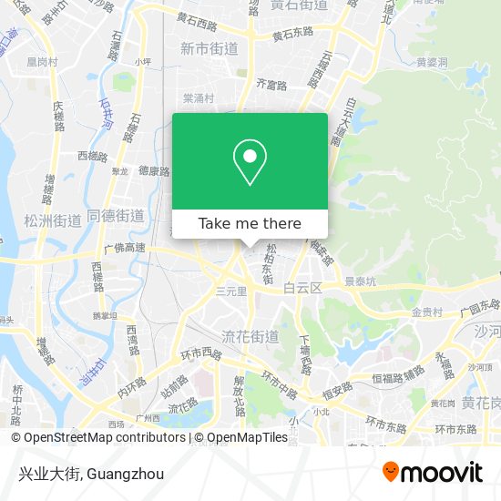 兴业大街 map