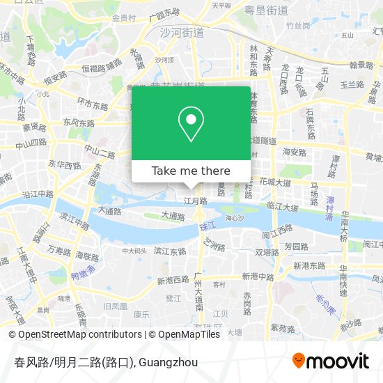 春风路/明月二路(路口) map