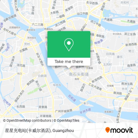 星星充电站(卡威尔酒店) map