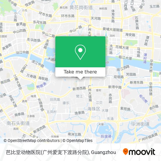 芭比堂动物医院(广州爱宠下渡路分院) map