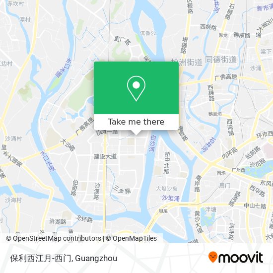 保利西江月-西门 map