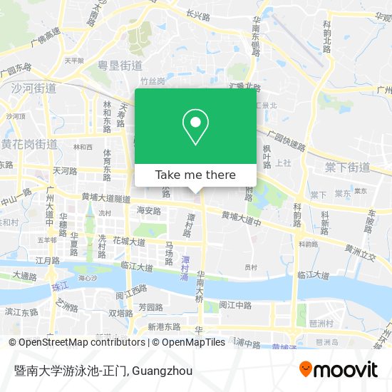 暨南大学游泳池-正门 map