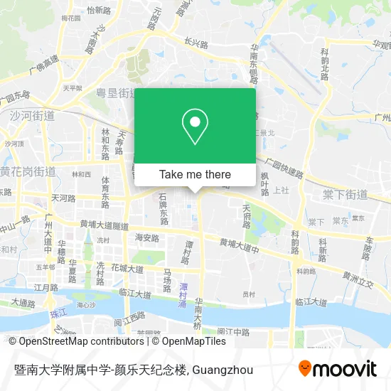 暨南大学附属中学-颜乐天纪念楼 map