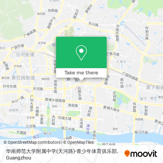 华南师范大学附属中学(天河路)-青少年体育俱乐部 map