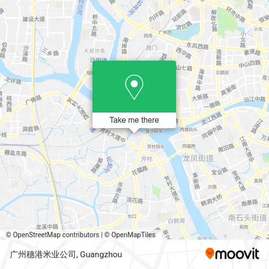 广州穗港米业公司 map