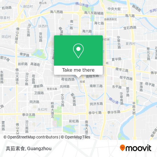 真茹素食 map