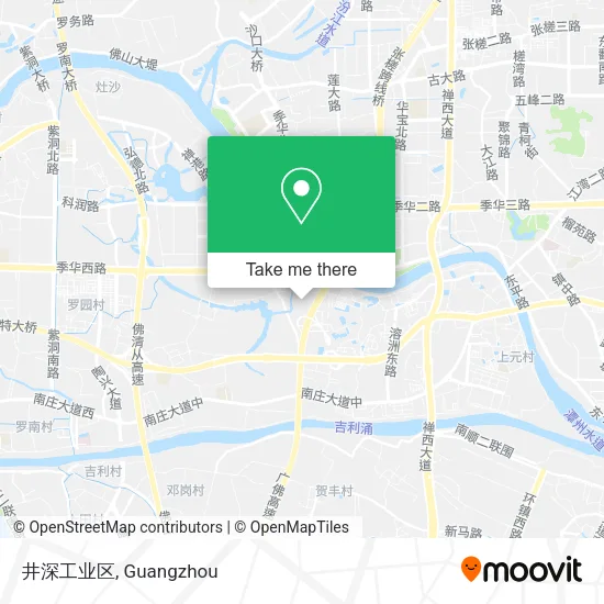 井深工业区 map