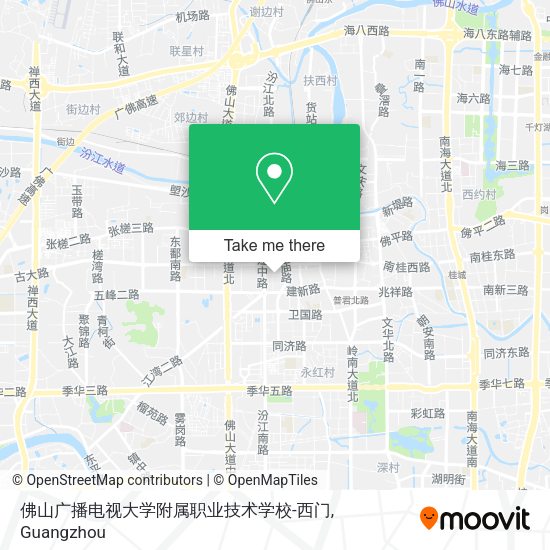 佛山广播电视大学附属职业技术学校-西门 map
