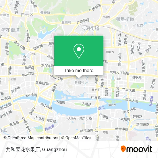 共和宝花水果店 map