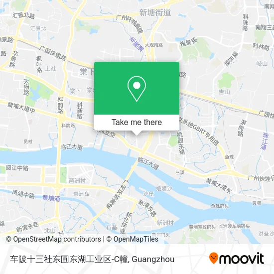 车陂十三社东圃东湖工业区-C幢 map