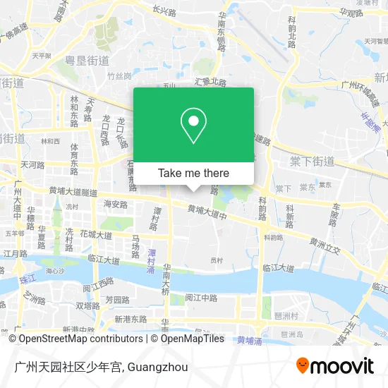 广州天园社区少年宫 map