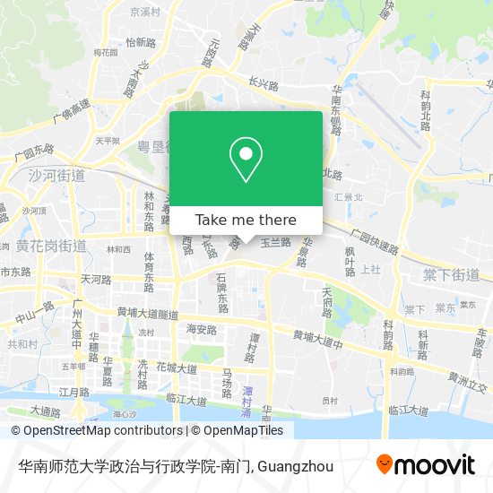 华南师范大学政治与行政学院-南门 map