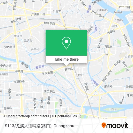 S113/龙溪大道辅路(路口) map
