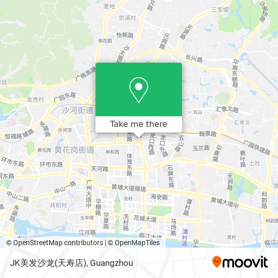 JK美发沙龙(天寿店) map