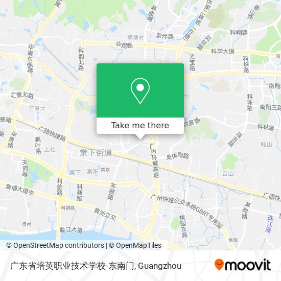 广东省培英职业技术学校-东南门 map