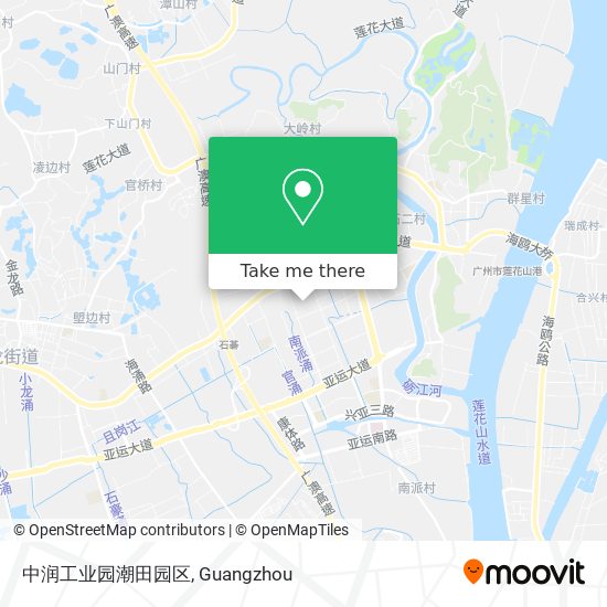 中润工业园潮田园区 map