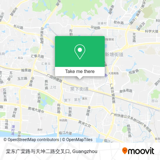 棠东广棠路与天坤二路交叉口 map