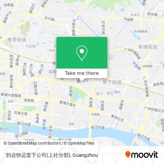 韵达快运棠下公司(上社分部) map