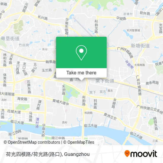 荷光四横路/荷光路(路口) map