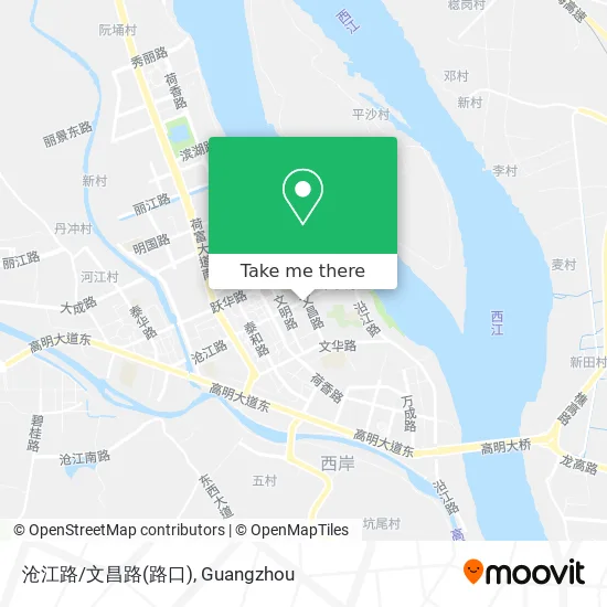 沧江路/文昌路(路口) map