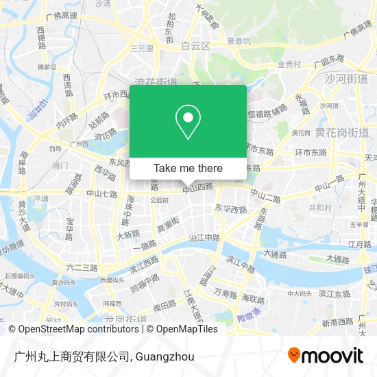 广州丸上商贸有限公司 map