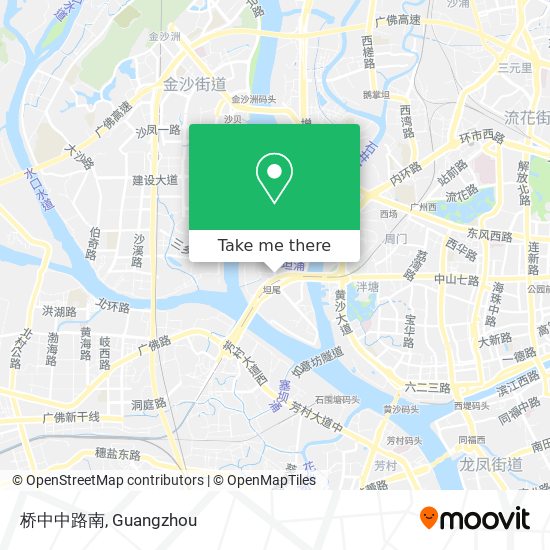 桥中中路南 map