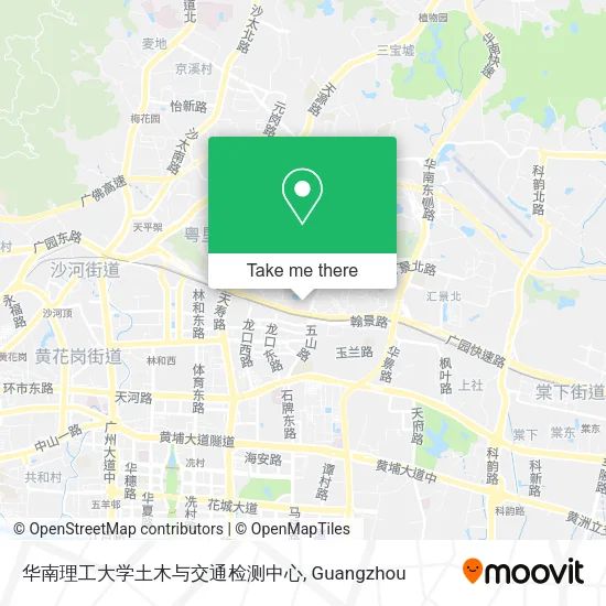 华南理工大学土木与交通检测中心 map