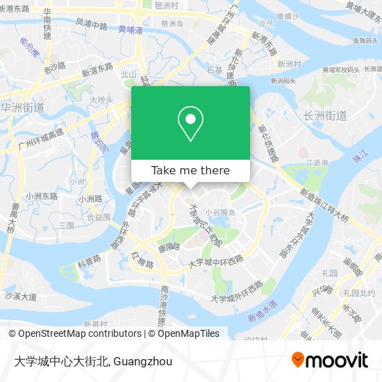 大学城中心大街北 map
