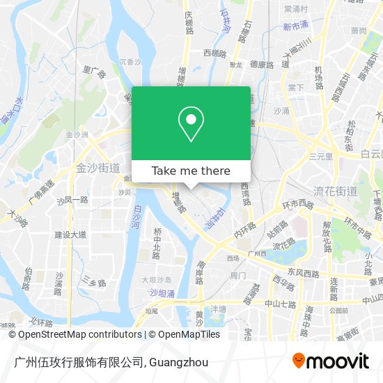 广州伍玫行服饰有限公司 map