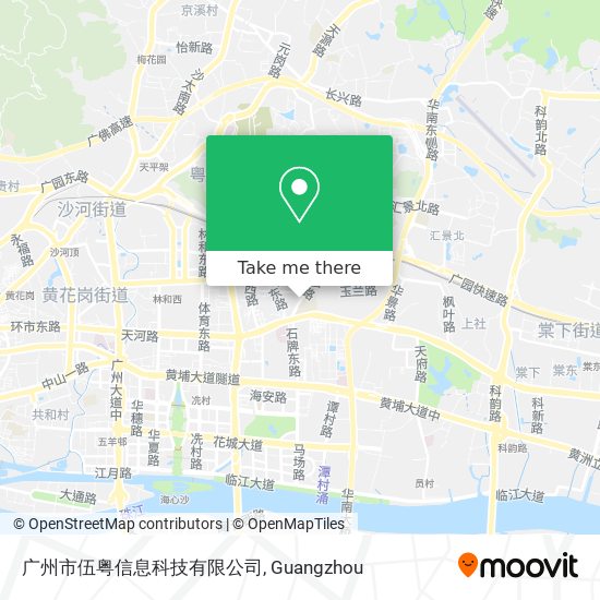 广州市伍粤信息科技有限公司 map
