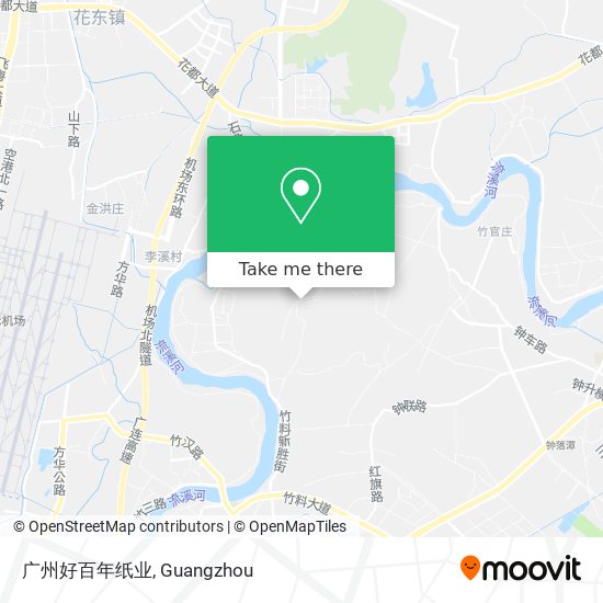 广州好百年纸业 map
